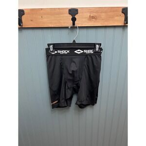 Shock Doctor Mens Black Core Compression Shorts with Cup Pocket Size Small